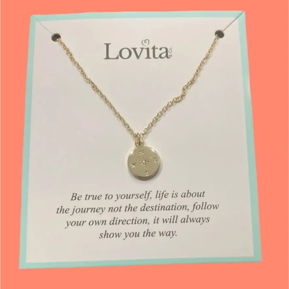 LOVITA Never Lost Necklace in Gold NWT - Picture 15 of 16